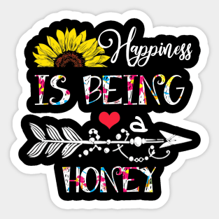 Happiness is being a honey mothers day gift Sticker